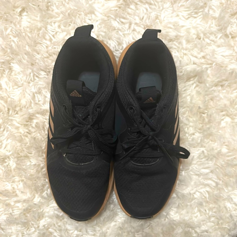 Adidas black-tan girl sneakers